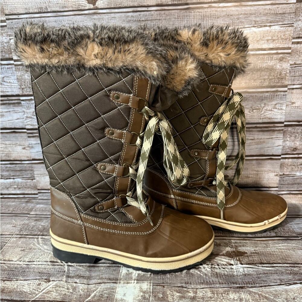 Bass Aibileen Boots Shearling 8M 8 1402-261 Women’s